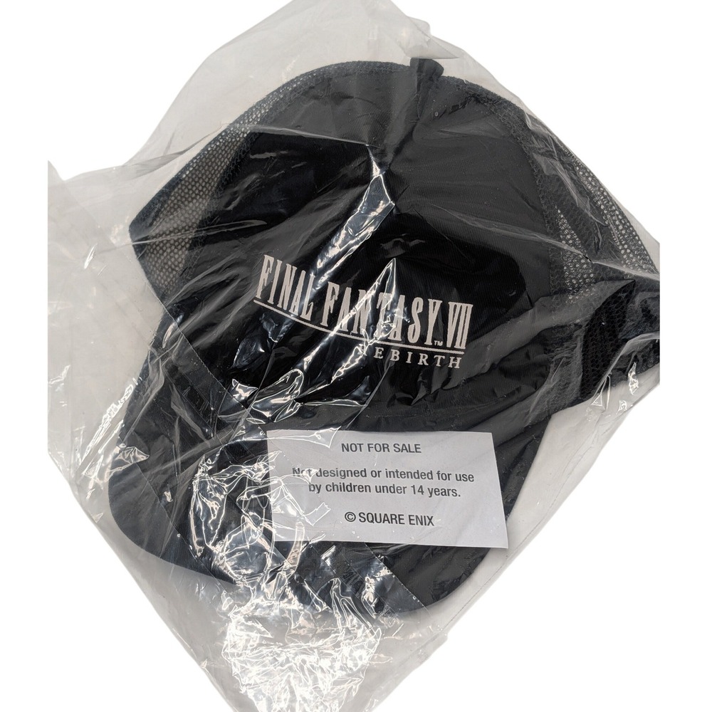 Final Fantasy VII Rebirth Pre-Order Exclusive Trucker Hat NEW Square Enix‎ FF7